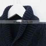 Fashion Lapel Collar Baby Boys Pattern Knitwear Cotton Children Cardigan Knitwear thumbnail-3