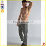 Loose Cotton Mens Custom Gym Pants thumbnail-3