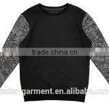 2015 Online Shopping Garment Fashion Sweatshirt Plain Sweatshirt With Palm Leaves Sleeve thumbnail-1