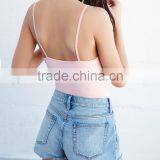 Ribbed Lace-Up Tank Top thumbnail-2