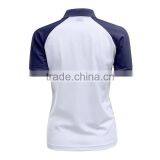 Ladies Cut And Sew Different Color Uniform Dry Fit Wholesale Blank Polo Shirt Design thumbnail-4