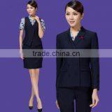 Fashion Airline Pilot Stewardess Uniform/ Female Aerial Work Clothes Air Stewardess Uniform thumbnail-1