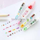 New Developed Push Cartoon Classicial Colored Pattern Decoration Correction Tape and 3 Reill thumbnail-2