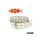 White Cartridge Belt With Alloy Bullets thumbnail-1