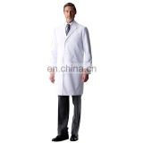High Quality Polyester Cotton Unisex White Long Sleeve Gown Lab Coat