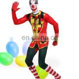 Harley Quinn Halloween Lycra Joker Jester Clown Zentai Full Suit Costume Fetish thumbnail-1