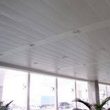 Arc Aluminum Buckle Ceiling Exhibition Hall Oak Grain thumbnail-1
