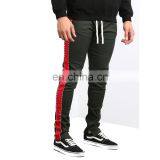 DiZNEW 2019 USA Skinny Design Black and Red Polyester Striped Track Pants thumbnail-1
