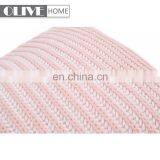2018 Hot Sales 100%acrylic Decorative Rib Knitted Cushion Cover With Lantern Tassels thumbnail-7