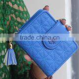 Multicolor Pink Blue Blck Fashional de Ultimos Moda ID Card Bank Card Holder Wallet Cartera Para Dama thumbnail-5