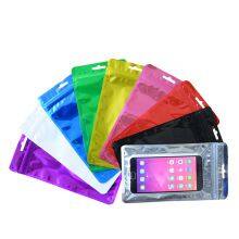Waterproof Plastic Mobile Phone Bags Cell Phone Bag With Zipper thumbnail-1
