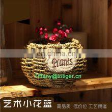 Eco-friendly Corn Husk Woven Flowerpot thumbnail-2