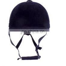 Custom Label Classic Round Oval Adjustable Equestrian Cheap Velvet Horse Riding Helmet thumbnail-1