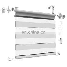 Hot Selling Electric Zebra Roller Shades, Home And Office Electric Zebra Roller Blinds thumbnail-1