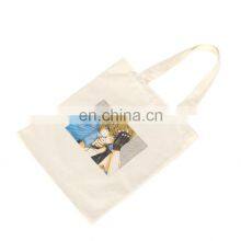 Cheap Eco Friendly Custom Printed Logo Tote Shopping Bag Cotton Canvas Bag Recycled Grocery Drawstring Canvas Bag