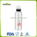 600ml aluminum sports drink travel water bottles with logo