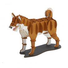 Wholesale Animals Shiba Inu Dog 3D Puzzle DIY Craft Kit for Adults and Kids - Cute Shiba Inu Pets Paper Craft Model thumbnail-2
