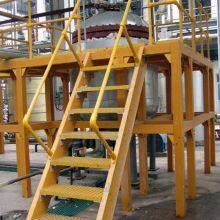 Complete FRP Stair & Platform, Anti-Slip & Corrosion Resistant, Insulated Platform for Power & Chemical thumbnail-1
