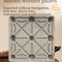 Eco-friendly, Recyclable Molded Wood Pallets — Compliant With European and American Standards — Hassle-Free Export thumbnail-4