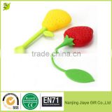 Strawberry Shaped Water Bottle Silicone Tea Strainer