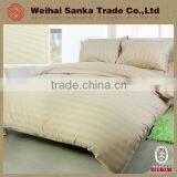 100% Cotton Hotel Bed Linen Purple Satin Sheets