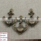 Wholesale Retro Zinc Alloy High End Three Dimensional Rudder Anchor Pendant thumbnail-1