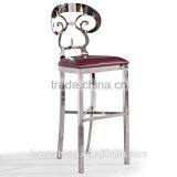 Fashion Bar Chair Carving Stainless Steel Furniture thumbnail-1