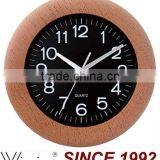 Wooden Color Plastic China Wall Clock