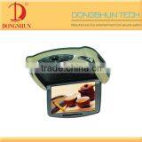 High Quality Remote Control 13 Inch DVD Car Tft Lcd Roof Mounted Monitor tv Usb