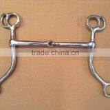 7" Draft Horse Size Tom Thumb Western Bit Stainless Steel/ Veterinary Instruments and Equipment
