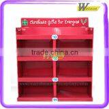 Supermarket Promotion Floor Pocket Cardboard Christmas Gift Display