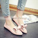 Latest Flat Shoes for Girls Nude Ballerina After Party Shoes thumbnail-1