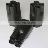 4 Way Black Polyolefin Materail Heat Shrinkable Cable Breakout Boot for Wires thumbnail-4