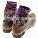 Popular beautiful custom loose socks for women, boot socks