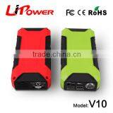 12000mAh 2 USB 12V Gas Diesel Car Power Jump Starter With Air Compressor thumbnail-5