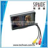 SPD64 HD 800*480 Car TFT LCD Monitor 5 Inch Car Monitor Electronic Screen 2ch Video With Car Rearview Cameras Equipment
