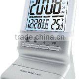 Tranparent Lcd Talking Alarm Desk Clock