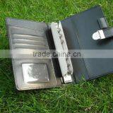 Leather Business Agenda Folder With Card Holder, Pen Loop thumbnail-2