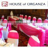 Organza Table Runner With 100%Nylon For Party thumbnail-1