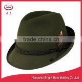 Newly Designed Wool Felt Trilby Fedora Hat thumbnail-3