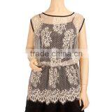 Wholesale Women Clothing Girls' Lace Sleeveless Blouse With Waist Strap thumbnail-2