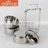Allnice 3 Tiers Hot Sale Protable Thermal Food Grade Stainless Steel Lunch Basket/lunch Box thumbnail-2