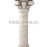 China goods direct sale good price white carrara marble pillar