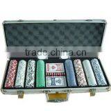 High quality ABS make up 400pcs poker chip set