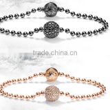 Factory direct wholesale fashion latest design bangles and bracelet glass bead bracelet