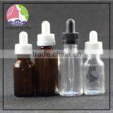 Trade Assurance 30ml Blue Boston Round Dropper Bottle Glass Dropper Bottles With Child and Tamper Proof Cap thumbnail-1
