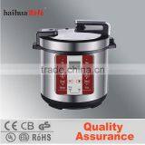 2015 New Silver Stainless Steel Digital 5L 6L Electric Pressure Cooker thumbnail-1