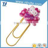 Customized cartoon designed cute plastic paper clip