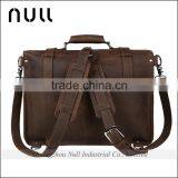 Mens Genuine Leather Messenger Bag Briefcase thumbnail-3