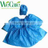 Hospital Disposable CPE Blue Shoe Cover thumbnail-1